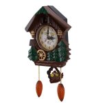 Cen coucou horloge murale artisanat vintage � la mode en bois arbre maison horloge