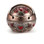 Cendrier dextrieur coupe - vent avec couvercle - en alliage cendrier - rtro cendrier - dcoration pour ...