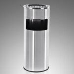 Cendrier extrieur avec poubelle en acier inoxydable 30l litres 2012090