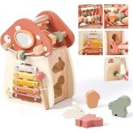 Centre dactivit�s b�b� montessori sensoriel pour bebe jouet champignon 5 en 1 jouet bebe 3 an d�veloppe ...