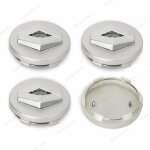 Centre roue 4od60mm cache moyeux pour renault badge logo argent