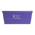 Cache - pot - cep - mini - polypropyl�ne 100% recyclable - violet - vert anis