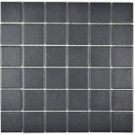 Carrelage mosaque - mosaque - mos14 - 0311 - r10 - cramique noir - antidrapant - receveur de douche ...