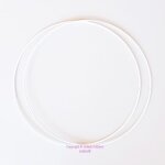 Cercle métallique - lealoo - lot de 2 - diam. 45 cm - blanc - pour abat - jour et mobiles Cercle métallique - lealoo - lot de 2 - diam. 45 cm - blanc - pour abat - jour et mobiles