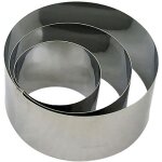 Cercle à mousse d : 10 x 4. 5 cm - inox Cercle à mousse d : 10 x 4. 5 cm - inox