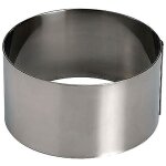 Cercle à mousse d : 7. 5 x 4 cm - inox Cercle à mousse d : 7. 5 x 4 cm - inox