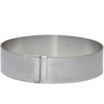 Cercle à pâtisserie extensible inox de buyer Cercle à pâtisserie extensible inox de buyer