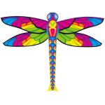 Cerf - volant monofil - hq - libellule multicouleur 100cm * 76cm