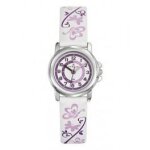 Montre - certus - junior 647547 - boitier rond en aluminium - cadran blanc ducatif - etanche 3 atm