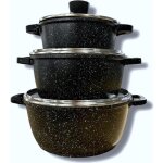 Cflagrant® france lot de 3 faitouts marmites façon pierre 20cm 24cm et 28cm revêtement anti - adhésif ... Cflagrant® france lot de 3 faitouts marmites façon pierre 20cm 24cm et 28cm revêtement anti - adhésif ...