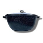 Cflagrant trs grand faitout 40cm faon pierre tous feux sans pfoa cuisson sans matire grasse revtement ...