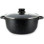 Cflagrant tres grand faitout xxl diamtre 32cm faon pierre avec couvercle tous feux dont induction ...