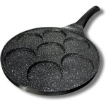 Cflagrant� po�le � pancakes 26cm fa�on pierre tous feux dont induction sans pfoa cuisson sans mati�re ...