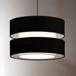 Cgc lighting abat - jour  2 tages 26 cm avec suspension pour lampe de chevet chambre  coucher salon ...