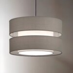 Cgc lighting abat - jour  deux tages 26 cm pour lampe de chevet pour chambre  coucher salon couloir ...