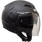 Cgm casque jet 129a illinois - noir mat Cgm casque jet 129a illinois - noir mat