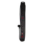 Chacon bloc mulitprises 8 prises 16a avec 2 interrupteurs noir Chacon bloc mulitprises 8 prises 16a avec 2 interrupteurs noir