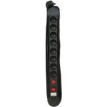 Chacon bloc mulitprises 8 prises 16a avec interrupteur noir