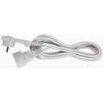 Chacon rallonge lectrique 5m avec fiche plate blanc
