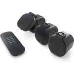 Chacon set 3 mini prises extrieures on / off - 2300w - fr + tlcommande