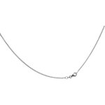 Chaine 50cm en argent massif 925 rhodi� contre le noircissement epaisseur moyenne1. 5mm pour pendentif ...