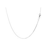 Chaine 50cm pour pendentif - en argent massif 925 poin�onn�e - maille gourmette 1. 2mm - collier de remplaceme ...