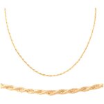 Cha�ne collier plaqu� or catherine viii (50 cm)