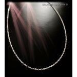Chane de cou - bijouxia - argent massif 925 - maille forat diamante - 70 cm - 145 mm