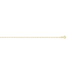 Chaîne de cou - femme / enfant - maille torsadée - 40 cm - plaqué or jaune 750 / 1000 - 3 microns Chaîne de cou - femme / enfant - maille torsadée - 40 cm - plaqué or jaune 750 / 1000 - 3 microns