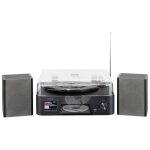 Cha�ne hi - fi r�tro - reflexion - platine vinyle - dab + fm radio internet - bluetooth cd usb