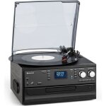 Chane hifi - auna - oakland - platine vinyle cd k7 - bluetooth dab + / fm usb