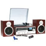 Chane hifi inovalley ch14e tourne disque vinyle 80w cd bluetooth fm et usb + tlcommande + cl usb