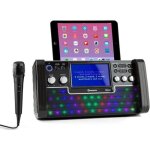 Chane karaok auna discofever - lecteur cd bluetooth effets de lumire microphone inclus - noir