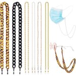 Cha�nes de lunettes �l�gantes - sightmark - 6 pi�ces - m�tal et acrylique - sans nickel et plomb