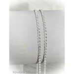Chane de cou 50cm - bijouxia - maille marine - argent massif 925 / 000 poinonn neuf