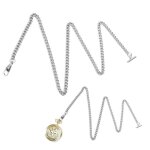 Cha�ne de montre de poche - cuque - 65 cm - m�tal - r�tro - mixte