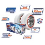 Cha�nes neige chaussettes textile premium musher taille 9 made in france (la paire)