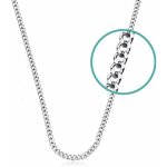 Cha�ne or blanc 18 carats chevrons 40cm. [aa2430]