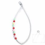 Chane pour tlphone portable - e - tec - c?ur color - lgante - installation facile - accessoires ...