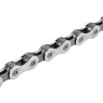 Chaine velo 8v. route - vtt newton kmc x8 argent - gris 136 maillons compatible shimano - sram avec connecteur ...