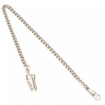 Chainette de montre  gousset 30 cm argent pantalon chane montre  gousset my - montre