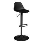 Chaise de bar ajustable aiko noir - atmosphera cr�ateur dint�rieur