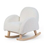 Childhome - chaise a bascule enfants teddy white