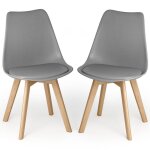 Chaise - bealife - pied bois massif - pied antid�rapant anti - pluie - salle � manger - scandinave - ...