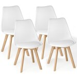 Chaise - bealife - pied bois massif - pied antid�rapant anti - pluie - salle � manger - scandinave - ...