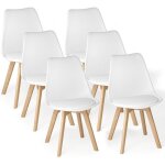 Chaise - bealife - pied bois massif - pied antid�rapant anti - pluie - salle � manger - scandinave - ...