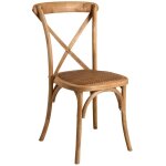 Chaise bistro en orme empilable unitaire