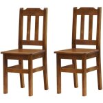 Set chaise en bois couleur chêne 2 pièces. Set chaise en bois couleur chêne 2 pièces.