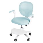 Chaise de bureau pour enfant fauteuil pivotant avec repose - pieds et assise r�glable en hauteur ergonomique ...
