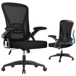 Chaise de bureau  roulette 360 fauteuil de bureau ergonomique hauteur & dossier ajustable / accoudoirs ...
